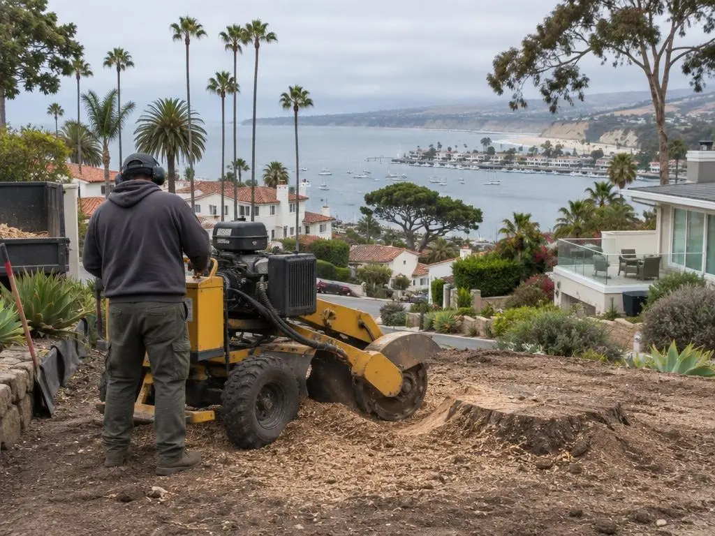 Stump Grinding in Newport Beach, CA