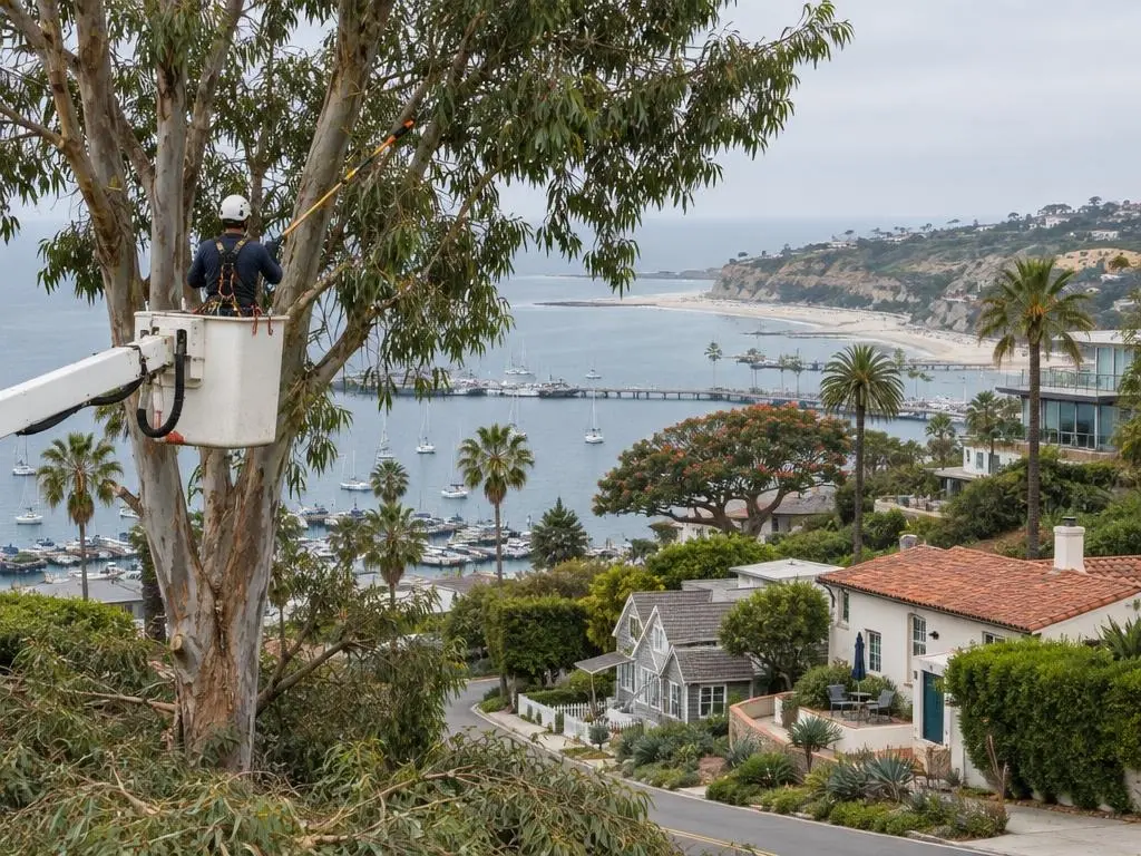 View Restoration Pruning in Newport Beach, CA
